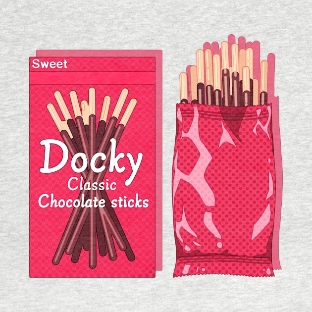 Japanese classic chocolate sticks by AnGo